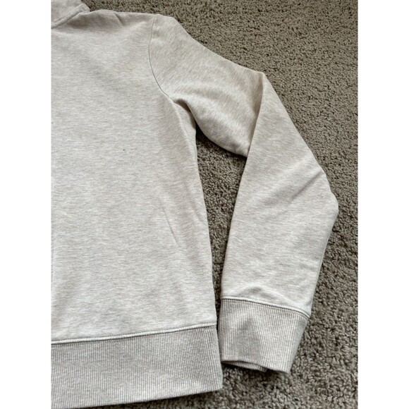 Travis Mathew Women's Cloud Fleece 1/2 Zip Pullover Beige Large Sweatshirt - Picture 2 of 10